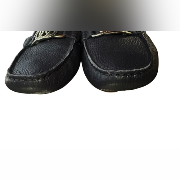 Calzoleria Rolando Bellagio navy blue leather loafers Size 39 / 8.5 - Picture 4 of 7